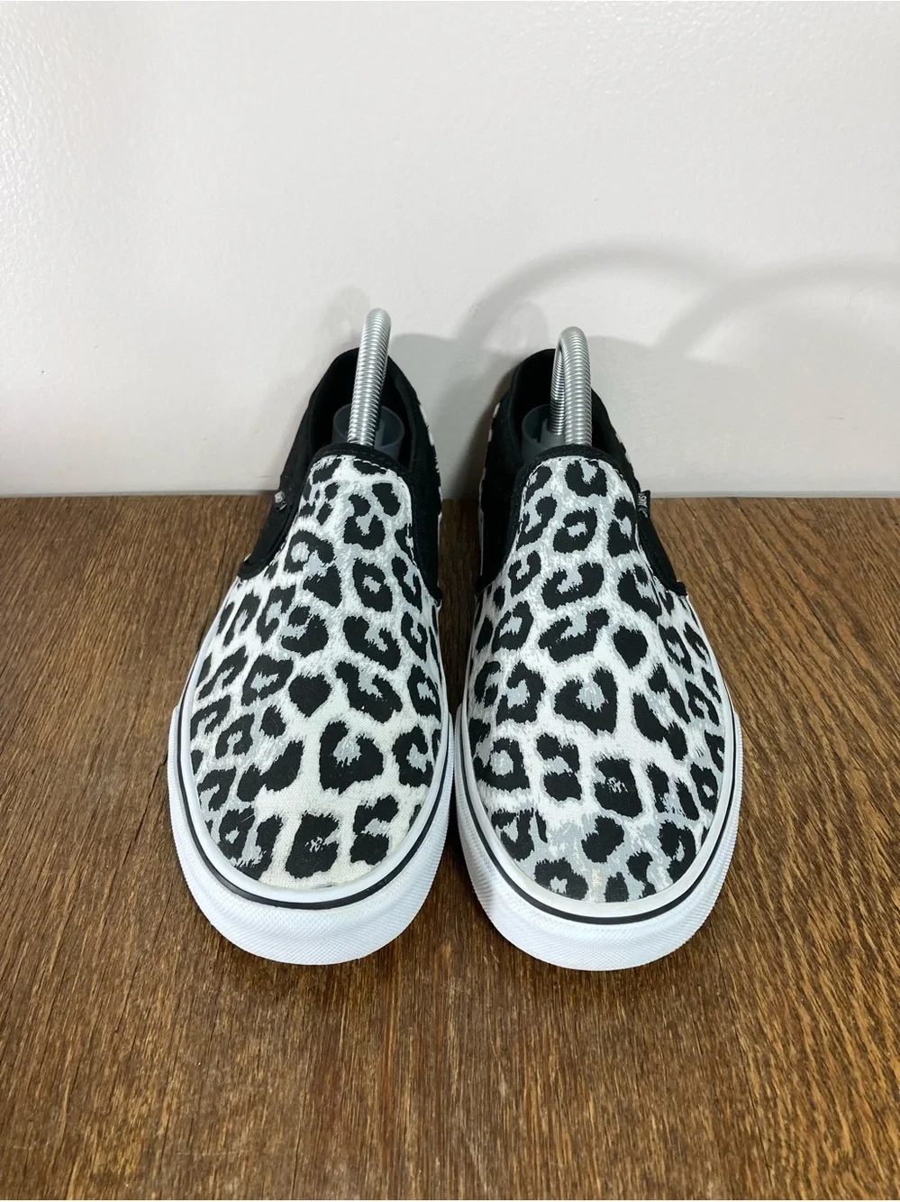 Vans Asher Classic Slip On Sneaker Women’s Size 9 Leopard/Black - Picture 3 of 8
